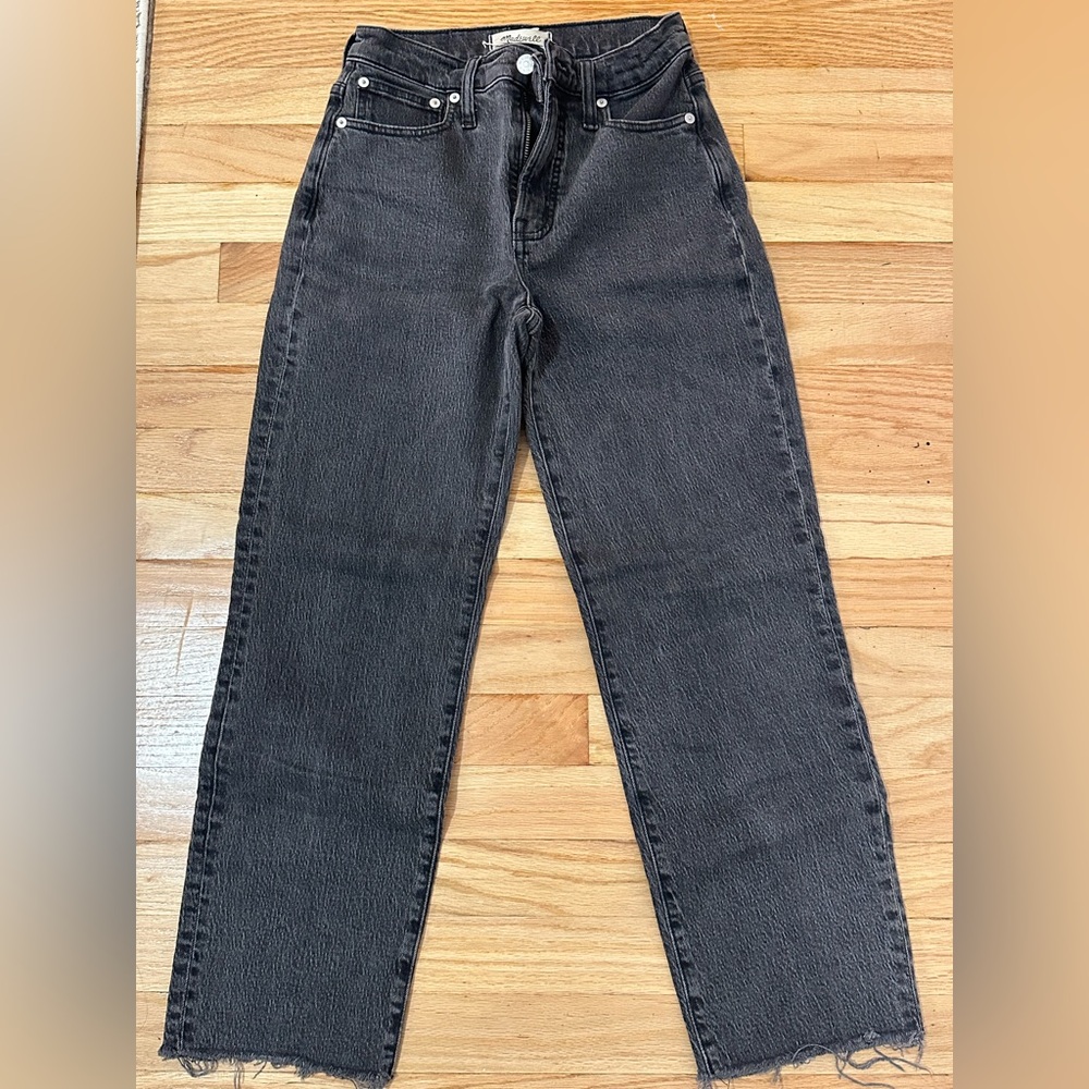 Madewell Charcoal Jeans - Vintage Straight